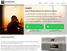Tablet Screenshot of cutedjpro.com